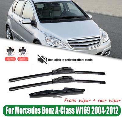 Essuie-glaces avant et arrière 26'+23'+12' pour Mercedes-Benz Classe A W169 2004-2012 2005