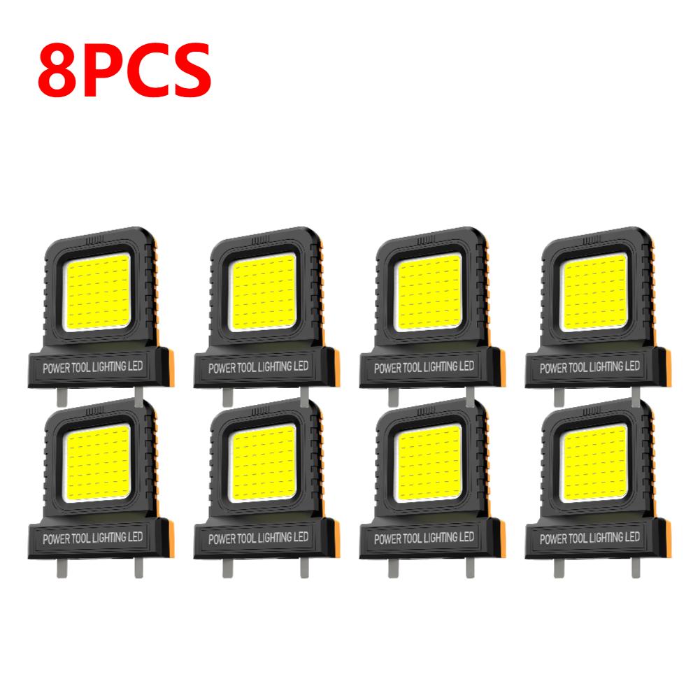 1-10PCS LED Power Tool Parts For Makita For Milwaukee For Bosch For DeWALT For Parkside For Hitachi Lithium Battery Work Lamp