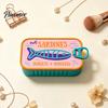 Plastic Jewelry Case Sardine Can Storage Box, Portable Anti-tangle Travel Case, Lightweight Retro Organizer for Necklaces And Earrings