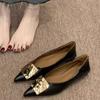 Fashion Flats Pointed Toe Women Shoes Shallow Sexy Fashion Sandals Elegant Dress Loafers Shoes Summer 2025 New Luxury Chaussure Femme