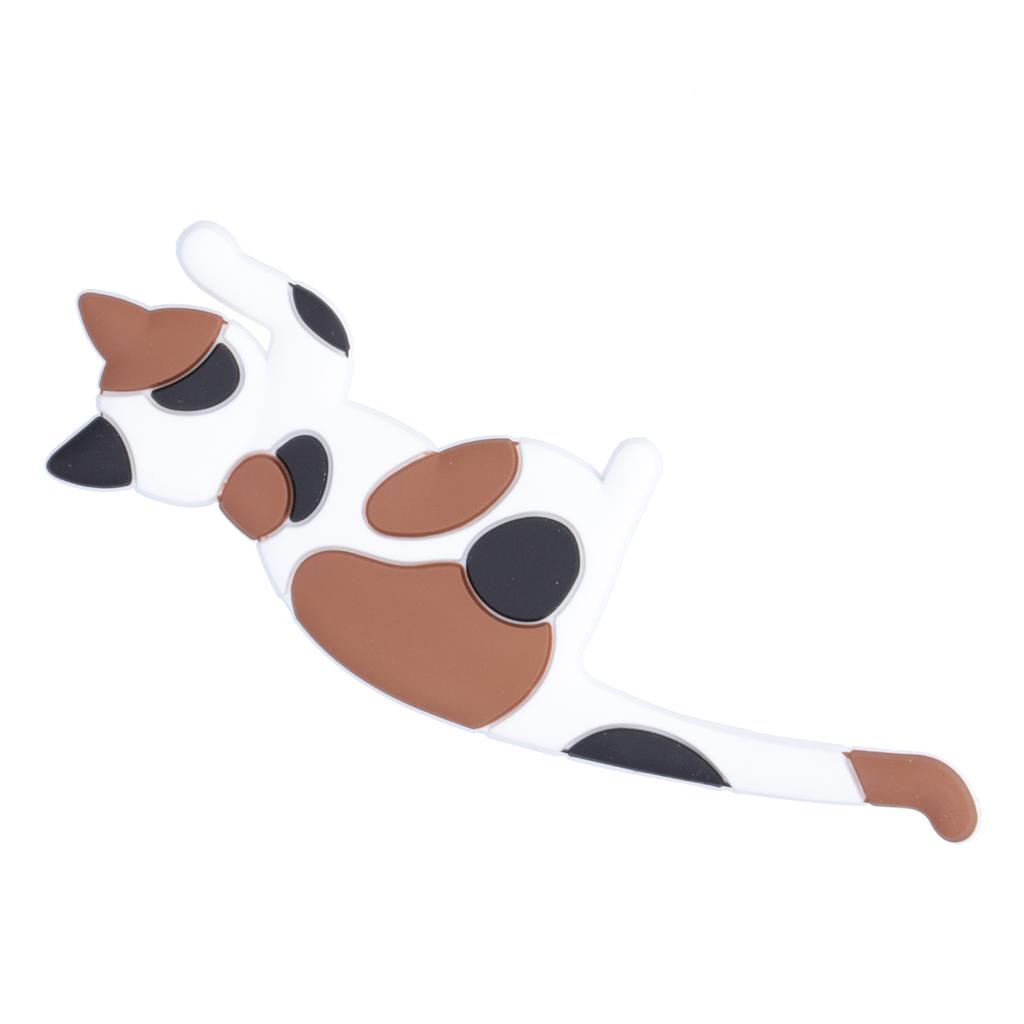 Refrigerator Magnet Cute Cat Shape Fridge Magnet Hook Refrigerator Decoration for Home Kitchen