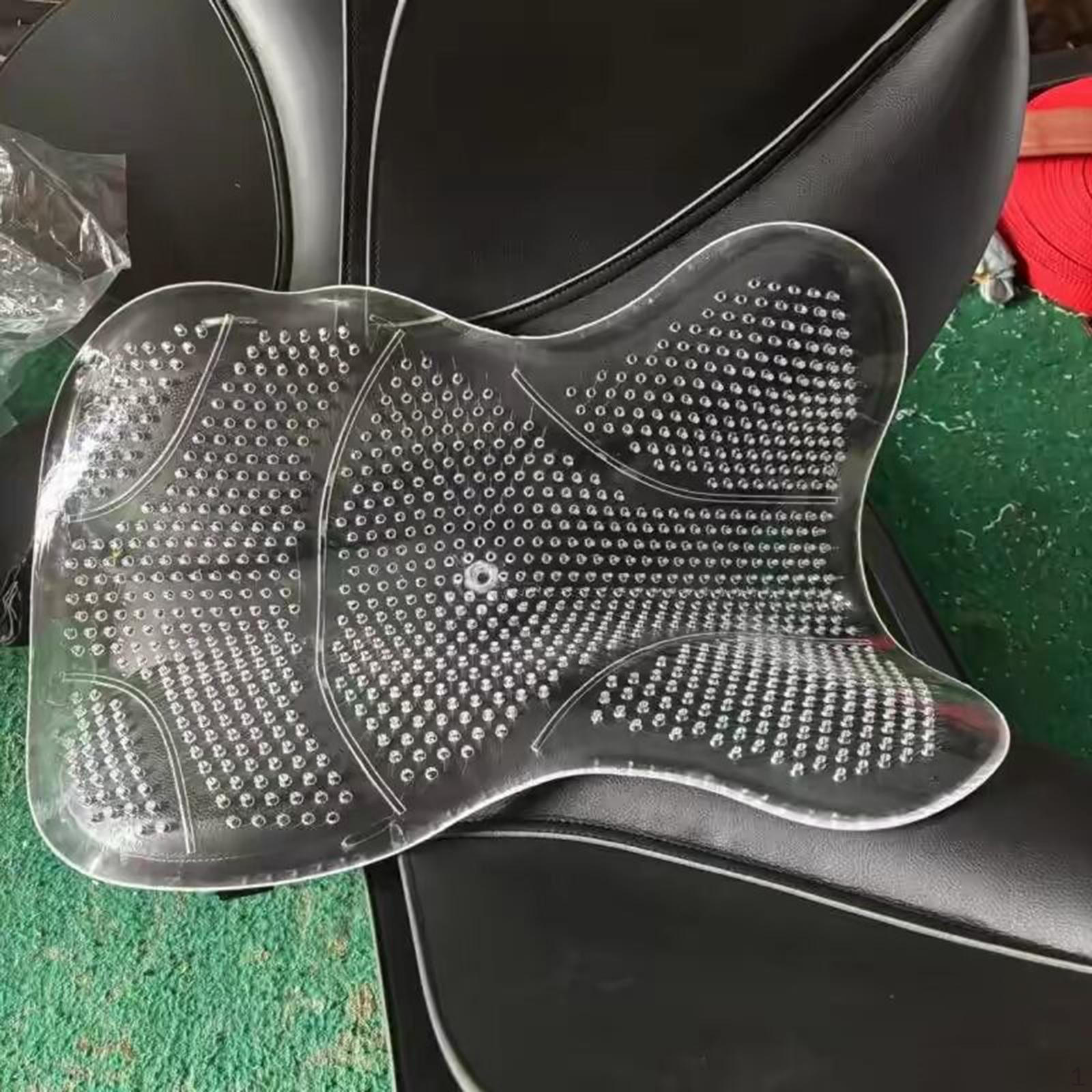 

Gel Saddle Pad Cushion Breathable Soft Portable English for Equestrian Equipment чистий