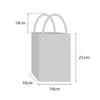 Portable Cartoon Knitted Bucket Bag Handmade Large Capacity Wrist Bag Woven Ring Buckle Handbag for Women Girls
