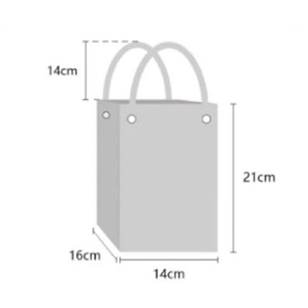 Portable Cartoon Knitted Bucket Bag Handmade Large Capacity Wrist Bag Woven Ring Buckle Handbag for Women Girls