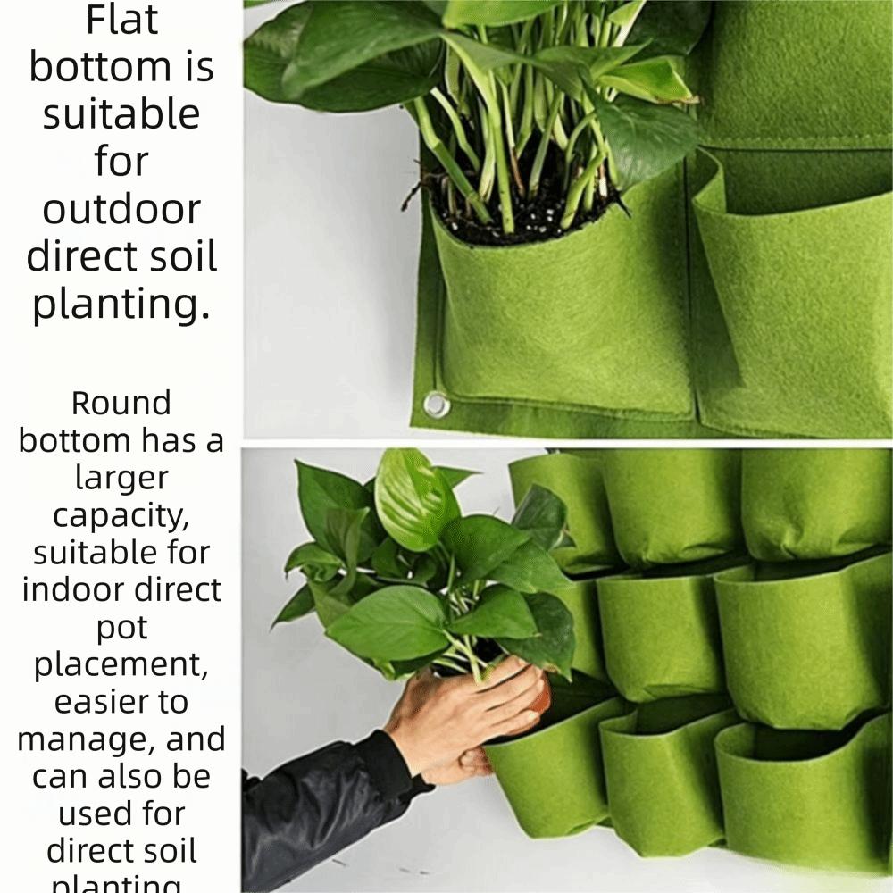 Big Size Hanging WallGrow Bag Durable Vertical Greening Bag  Vertical Garden