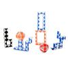 6pcs Random Snake Cube Twist Folding Puzzle Fidget Toy 24 Blocks Magic Ruler Anti Stress Reliever Game Gift for Kids Adults