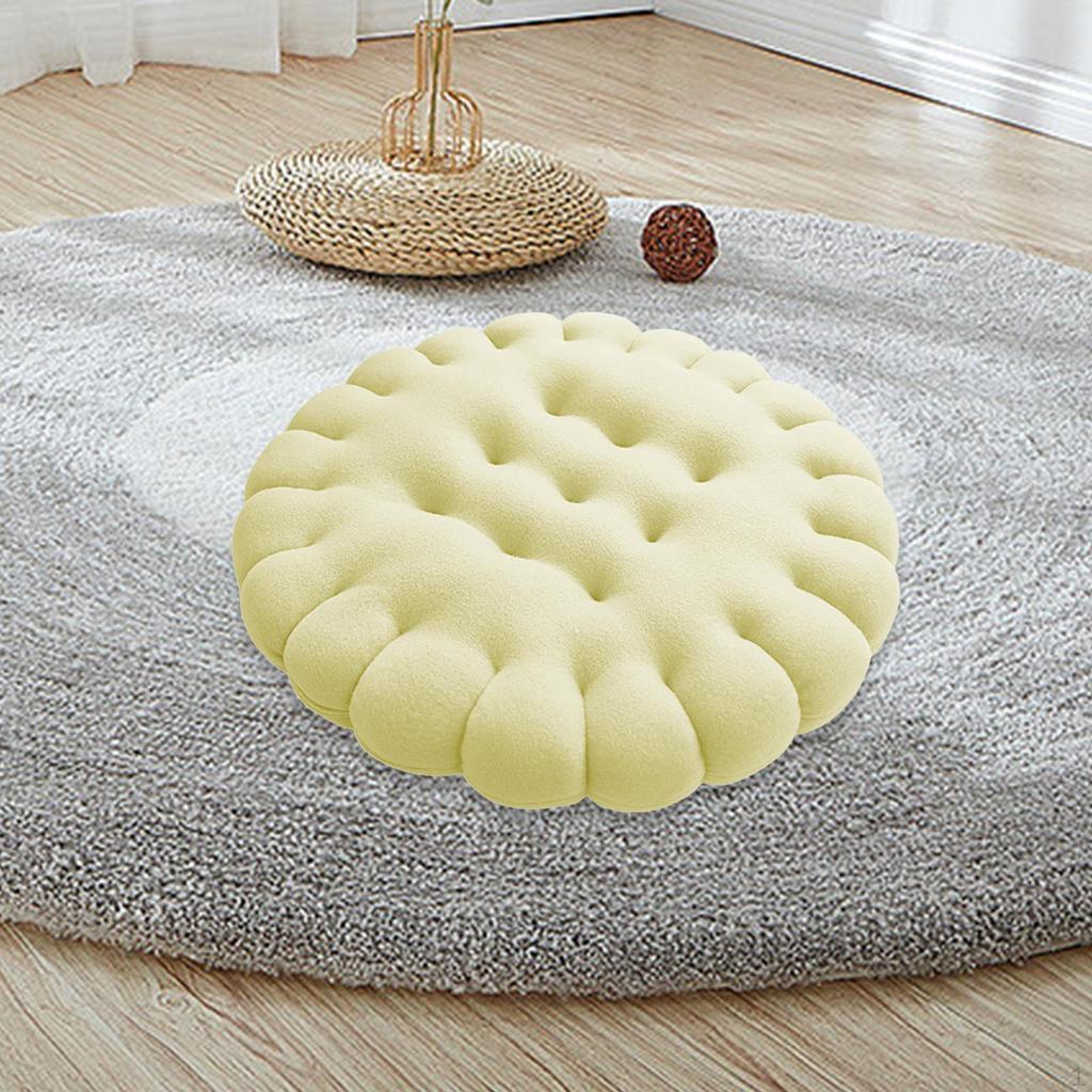 Biscuit Shape Cushion Chair Pad Butt Cute Soft Comfortable Simple Throw Pillow Floor