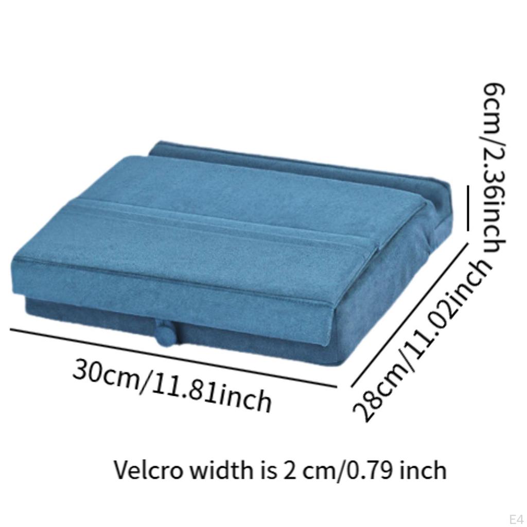 Portable Tablet Holder with Soft Pad Dock for Multi-Angle Use on Lap And Desk