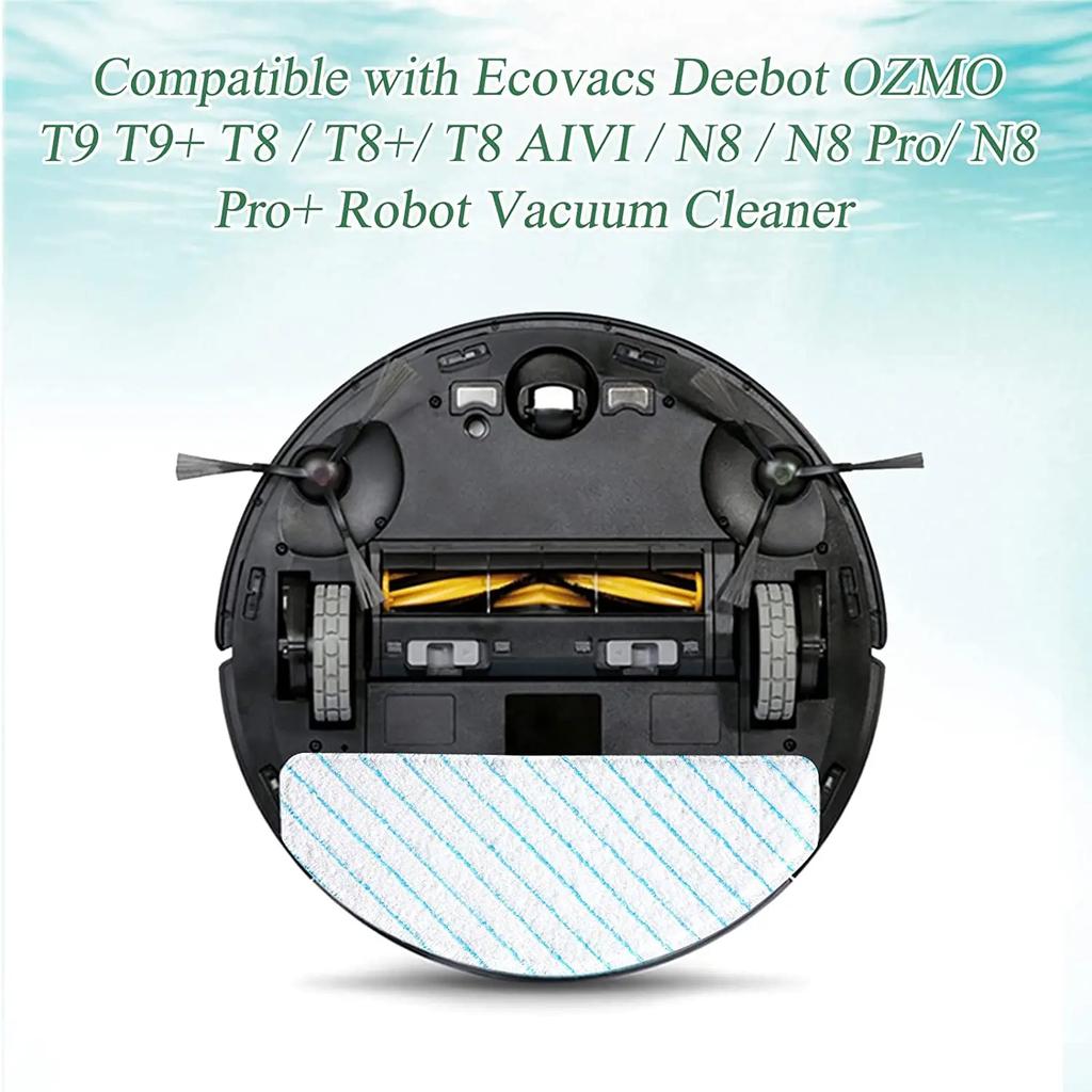 For ECOVACS Deebot T8 T9 Series  Accessories Washable Mop Disposible Mop Microfiber Mopping Pad  Replacement Parts