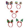 Sequins Hair Hoop Christmas Headband Festive Christmas Tree Hair Hoop for Party