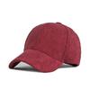 Unisex Korean Style Corduroy Duckbill Hat: Casual Retro Baseball Cap for Autumn & Winter