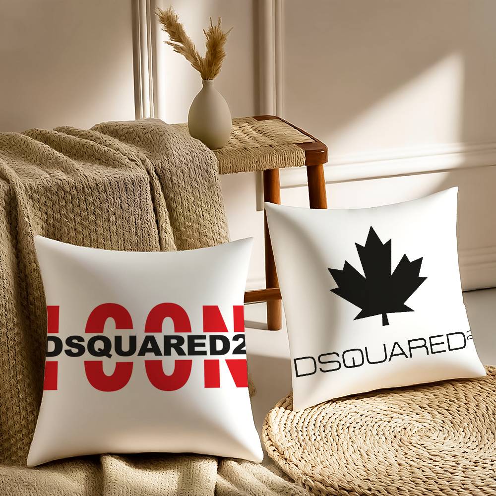 Anime D-DSquaredS Kissenbezug Sofa und Wohnzimmer Dekorative Kissenbezüge Staubdicht und Milbendicht Versteckter Reißverschluss