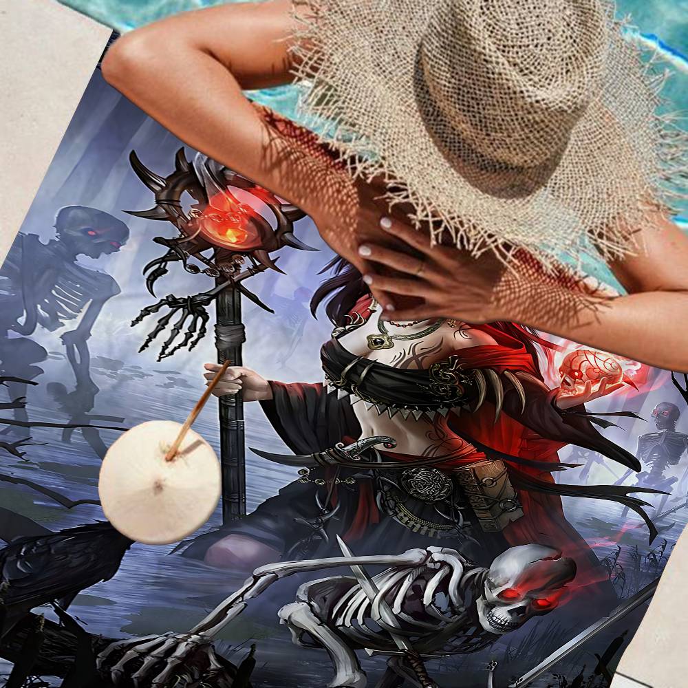 Game Path Of Exile Beach Towel Colorful Bath Towels For Girl Microfiber Quick Dry Sand Free Beach Yoga Spa Gym Pool