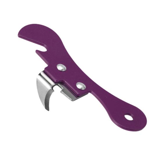 Manual Can Opener Keychain Pocket Beer Bottle Opener Rust-Proof Kitchen Utensil for Outdoor Camping Hiking