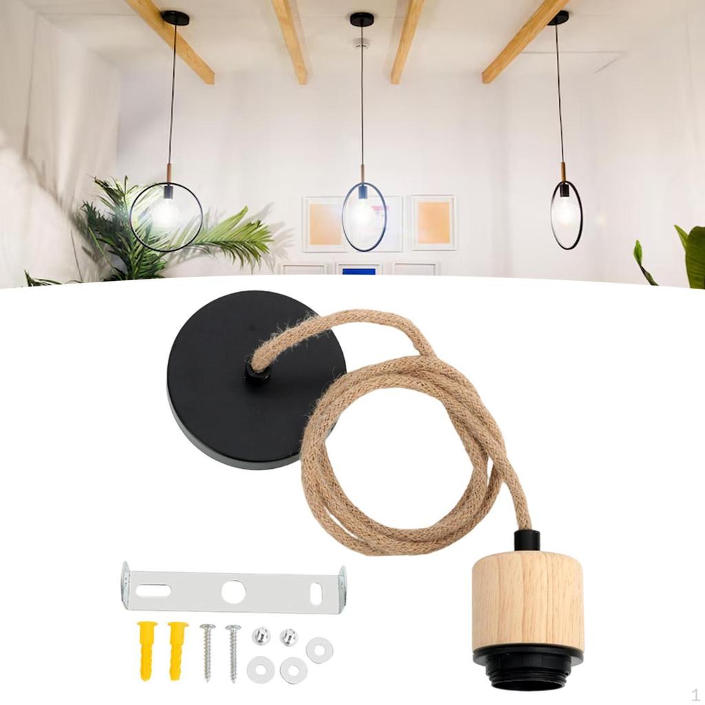 E27 Light Cord for Pendant Lamp Installation in Living Room