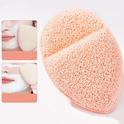 Natürliche Peeling Gesicht Waschen Reinigung Puff Flattern Schwamm Tiefen Entferner Zu Schwarz Stirnband Kosmetische Schwämme Gesichts Sauber Werkzeug