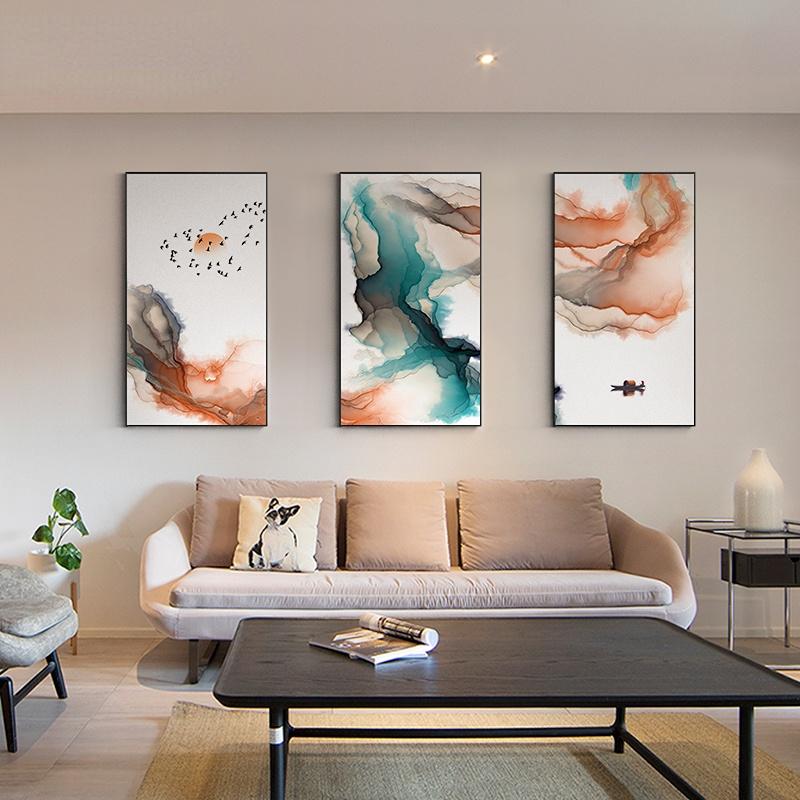 Nowe mody płynącego atramentu obraz na płótnie plakat abstrakcyjny styl Deocr obrazy na ścianę do salonu sypialnia alejek nowoczesny wystrój