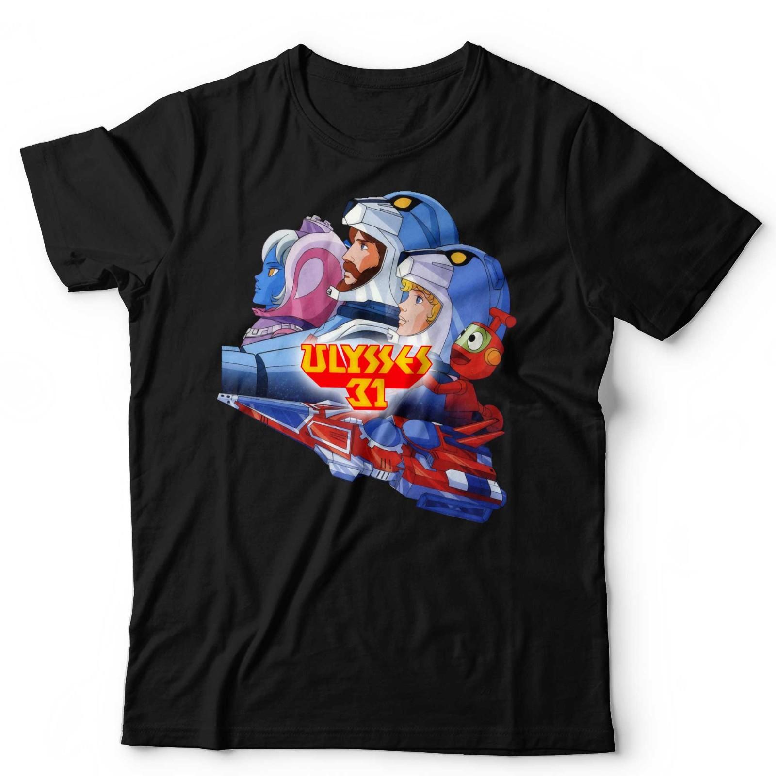 Ulysses 31 T-Shirt Retro 80s Cartoon Geek Nerd Unisex & Kids Space Anime S разноцветный