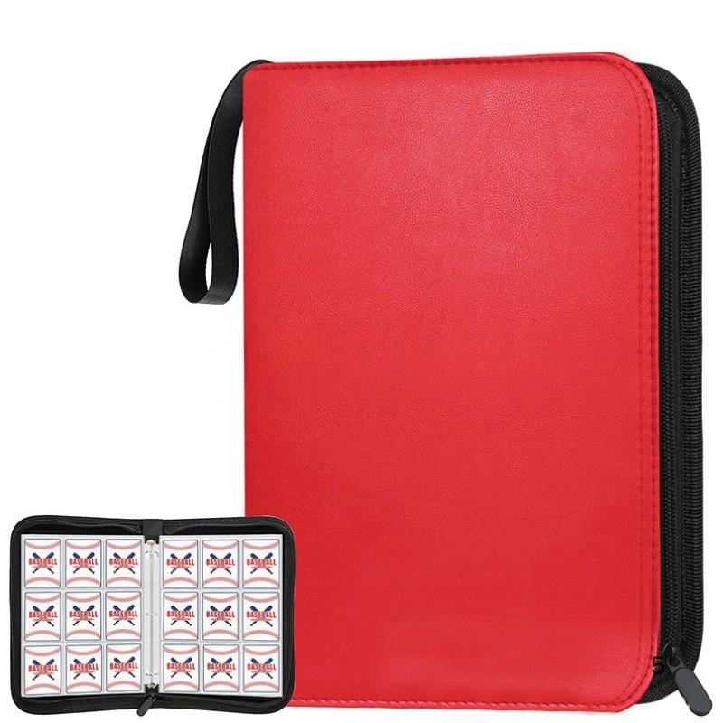 Nine Multi Color Grids Card Binder Holder Collection Book Loose Leaf Collectors