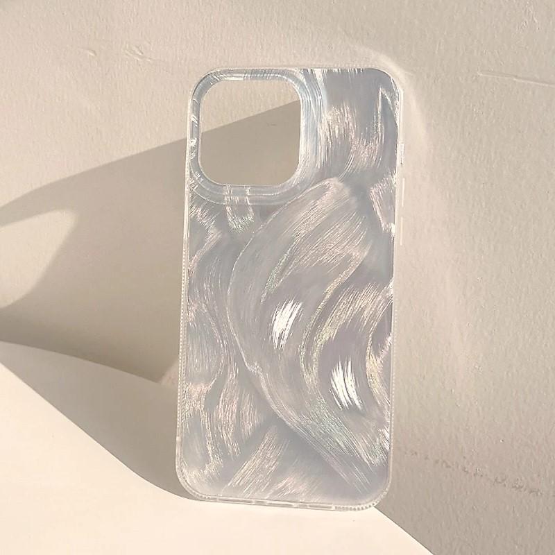 Lüks Kamlet Desenli Lazer Telefon Kılıfı iPhone 16 15 14 13 12 11 Pro Max Plus İçin Darbeye Dayanıklı Tampon Kılıflar Kapak