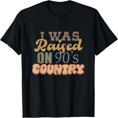 I Was Raised On 90's Country Apparel T-Shirt