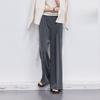 Hiikeu Semi Wide Slacks_Deep Gray