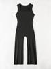 2024 Square Neck Seamless Yoga Jumpsuit with Flared Pants