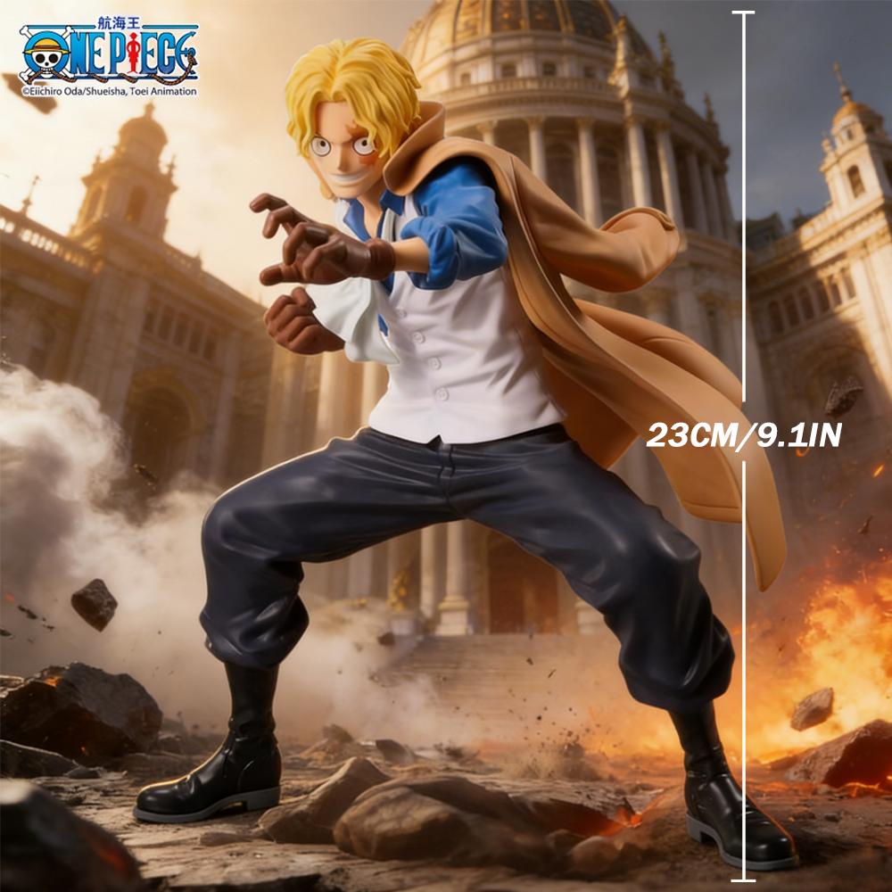 

1 шт. Официальная фигурка Сабо из One Piece, боевая поза, анимационное украшение и достойная коллекционирования, идеально подходит для празднования и праздничных подарков