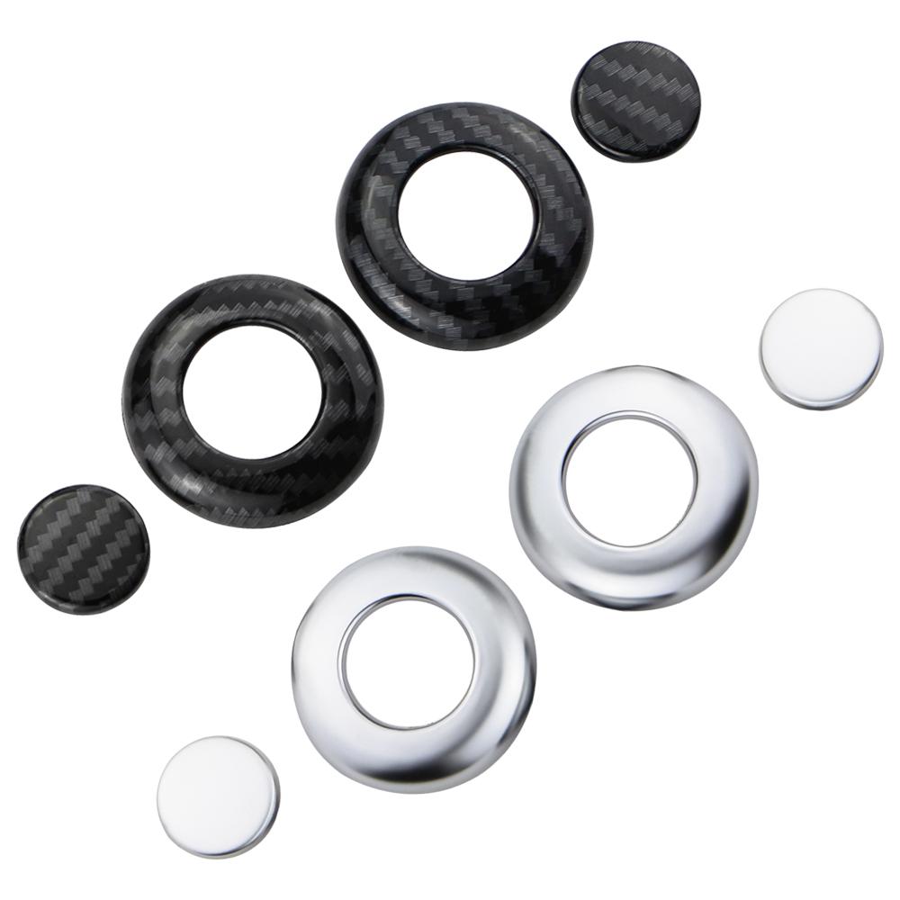 4 Stück/Set Auto Vordersitz Kopfstützenverstellung Abdeckung Zierleiste Aufkleber für Volkswagen VW T-roc Troc 2018 2019 2020 2021 2022 Zubehör