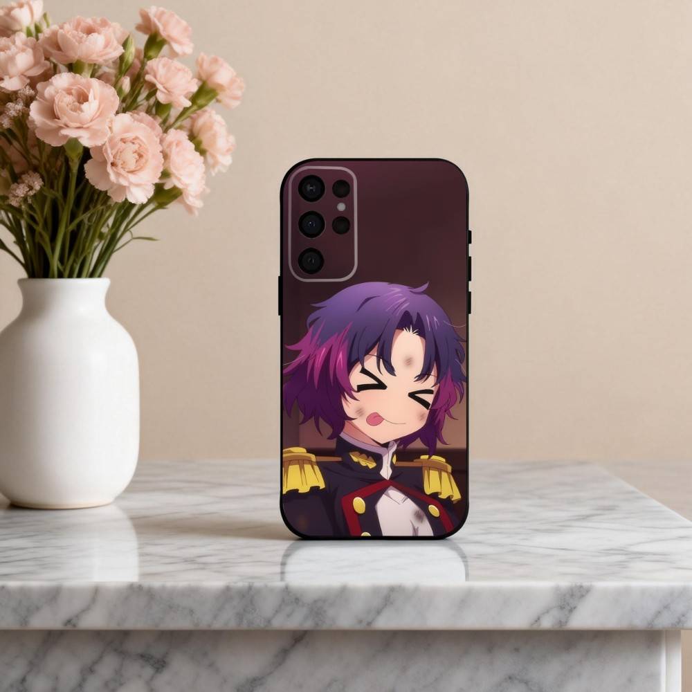 Web Manga C-Chained S-Soldier Phone Case For Samsung S25,24,23,22,30,21,10,9,Ultra,Plus,Lite,FE,4,5 G Soft Black Case