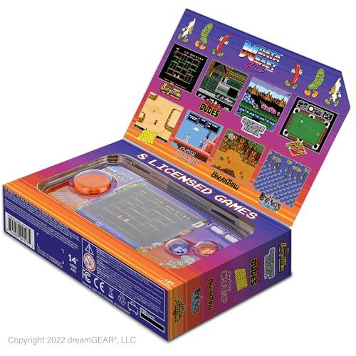 My Arcade Data East Pocket Player: Portable Game System with 308 Preloaded Retro Games, 2.75-inch Color Screen, and Speakers (DGUNL-4127), Purple