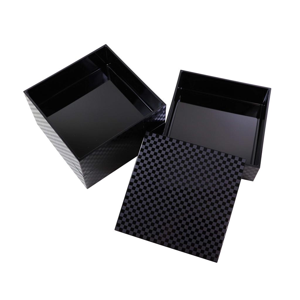 Osaka Choseido Chess 3 Yamanaka Original Cooler Bonus Perfect for Sports New Eve and More Box, Tiers, 15cm, Black, Lacquer, Bag, Included, Days,