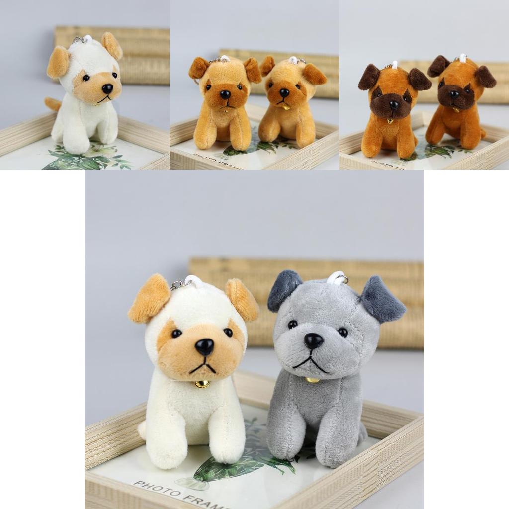 Adorable Husky Plush Toy Realistic Dog Stuffed Animal Cute Puppy Doll Keychain