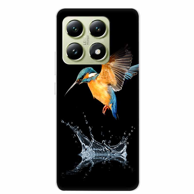6.67" For Xiaomi 14T Pro 5G Phone Case Clear Silicone Soft TPU Back Cover Case For Xiaomi 14T Pro Case 14 T 14TPro Protective