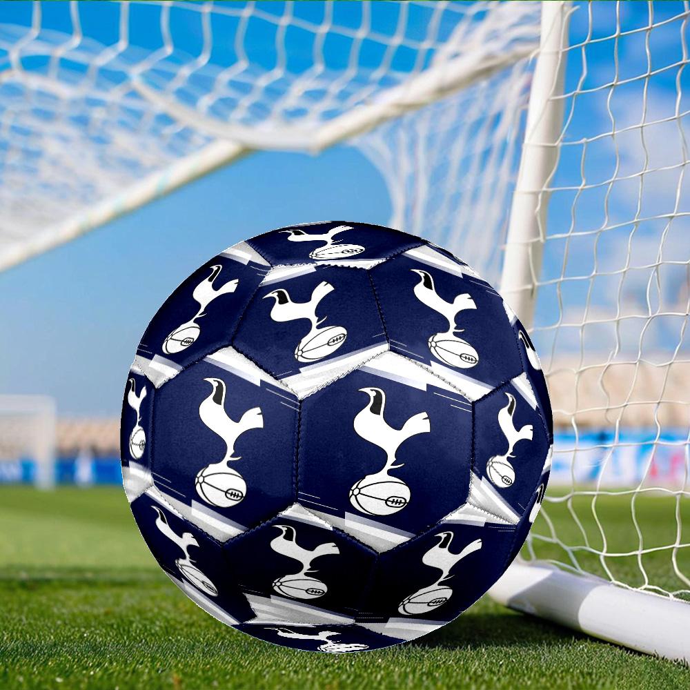 Tottenham Hotspur Football Club Size 5 Soccer Balls, Anti-Slip, Protective Football, Outdoor Sport, Practice Games, Birthdays Gift Suitable for Fan