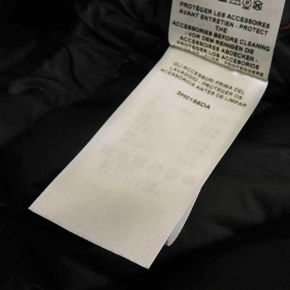 Used 9212 Crude Cell Quilted Gilet 3H0156DA 7865 34 Logo Silicone Drawcord Unused Serie Patch Black Women's from Japan