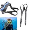 Silicone Dive Mask Strap Replacement Mask Strap Universal Swimming Goggles Strap Adjustable Diving Mask Head Band for Snorkeling