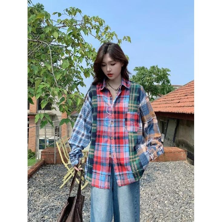 2024 Letter Long Sleeve Shirt Japanese Hong Kong Style Ins Loose Shirt Boys Summer Trendy Versatile Casual Coat