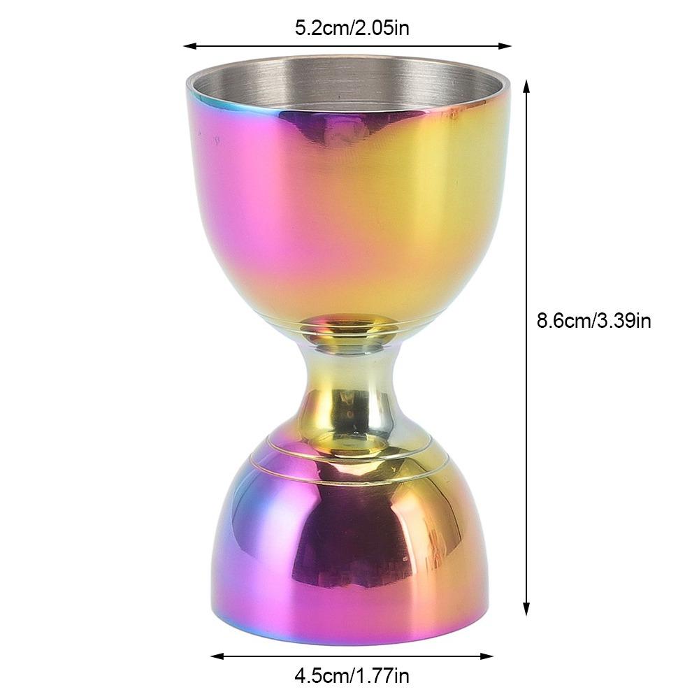 Stainless Steel Cocktail Jigger Wide Opening Alcohol Measuring Tools  For Cocktail Liquor