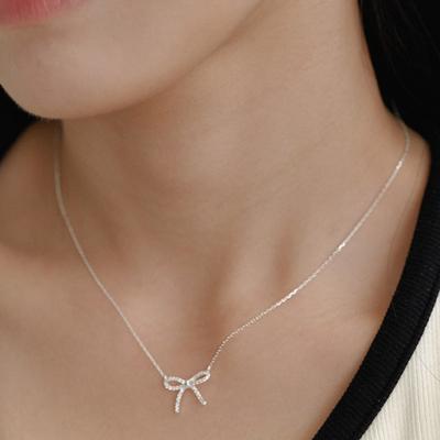GETMEBLING CUBIC RIBBON HALSKETTE