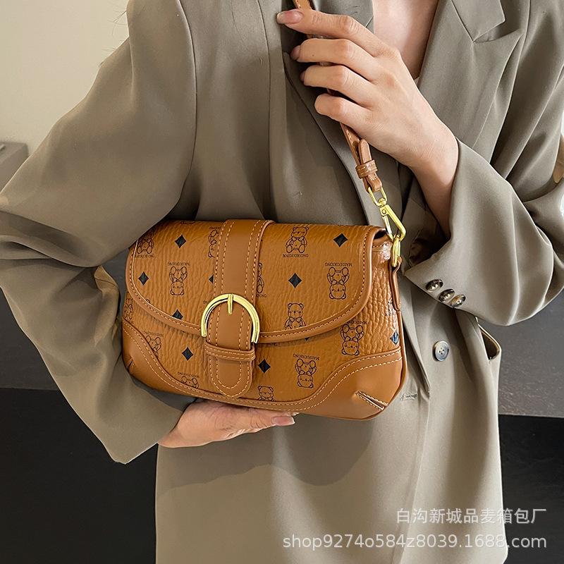 Manufacturer's Popular Underarm Small Bag Women's 2025 New Trendy High-end Texture Versatile Messenger Small Square Bag