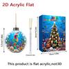 Animal Advent Calendar - 2D Pendant with Sea Creature Hanging Ornaments for Holiday Countdown
