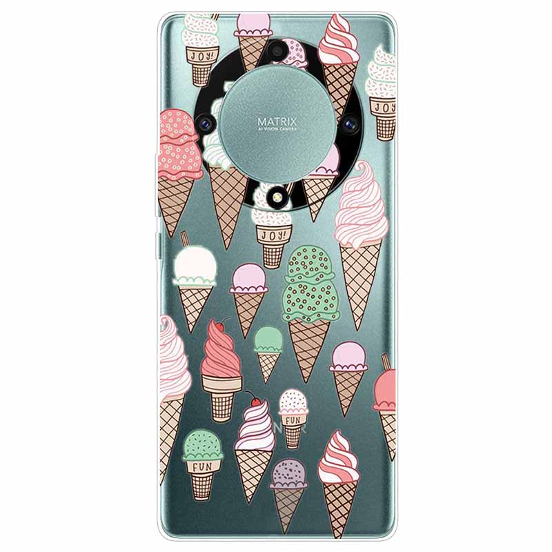 Custodia per Honor Magic6 Lite 5G Trasparente TPU Silicone Funda Capa per Honor Magic 6 Lite Coperture Morbide Magic6Lite Trasparenti Coques borsa