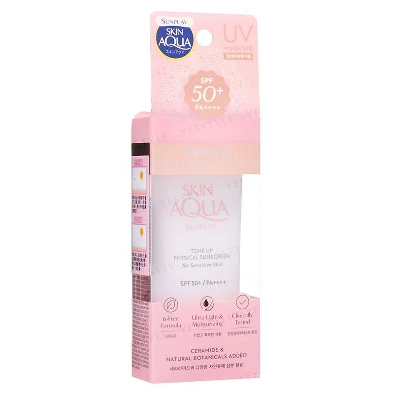 Rohto Mentholatum - Sunplay Skin Aqua Tone-Up Physisches Sonnenschutzmittel Für Empfindliche Haut SPF 50+ PA++++
