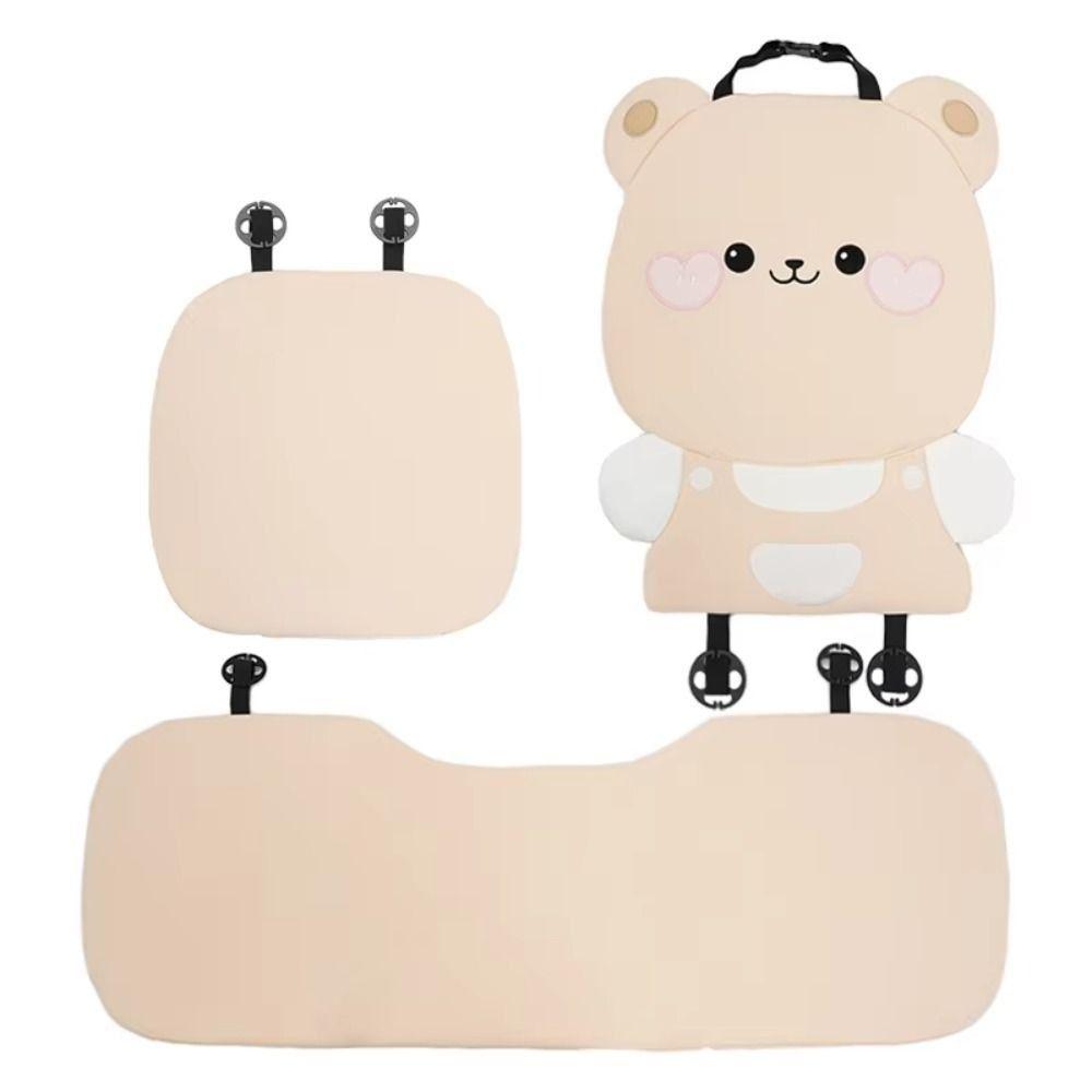 

Breathable Car Seat Cushion Comfortable Car Chair Pad Fart Cushion Auto Seat Cover Women Gifts pink front cushion