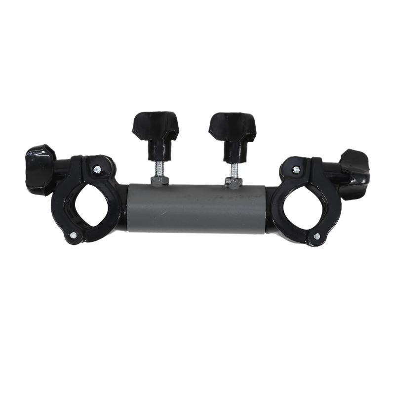 

Кемпінговий стілець з підставкою для парасольки та тримачем для вудки Чорний Багатофункціональна рама-підставка для парасольки та тримач для вудки чорний