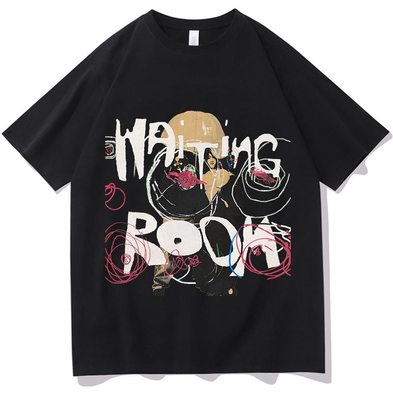 Jenevieve Jd Ward Waiting Room T-shirts Men Women Summer Cotton Clothing Fashion Round Neck Short Sleeved Tee M