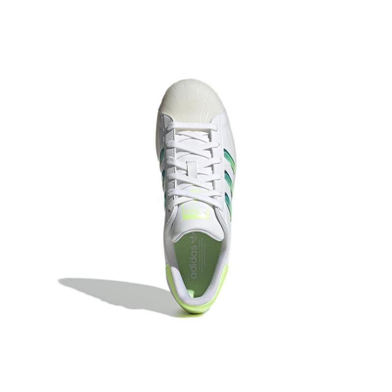 Adidas Originals Superstar 'White Yellow Green' Women's Sneakers GW4909