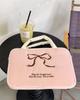 Cute Embroidered Bow Laptop Sleeve Handbags For Macbook Air Pro 11 13 14 15.6 Inch Cover For Ipad Pro 11 12.9 2026 Tablet Pouch