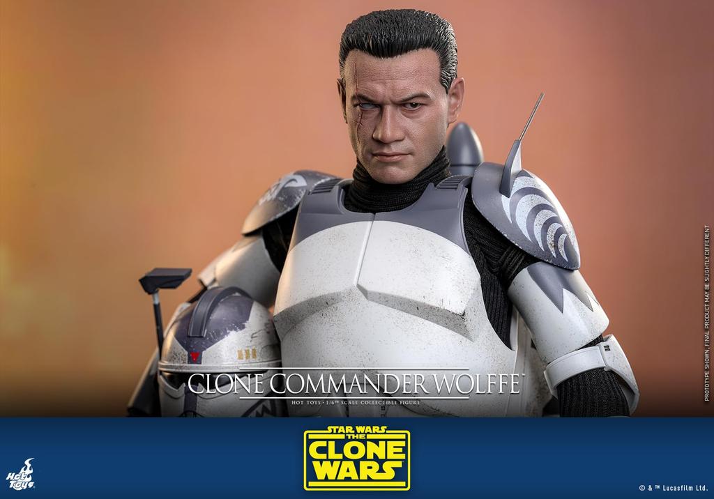 Television Masterpiece Star The Clone Wars Commander Wolfe Scale Figure Wars 1/6